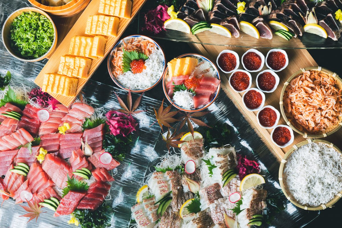 夕食ブッフェ