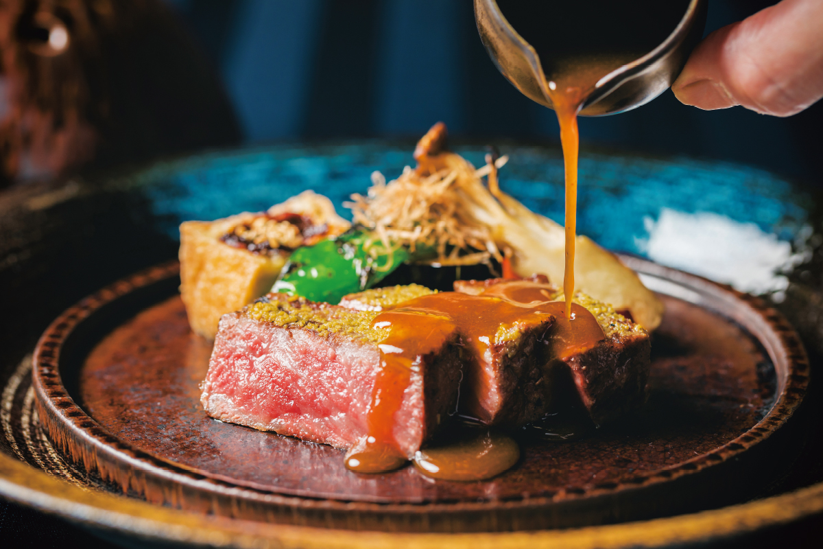 京の食材が引き立てるフランス料理をフルコースで