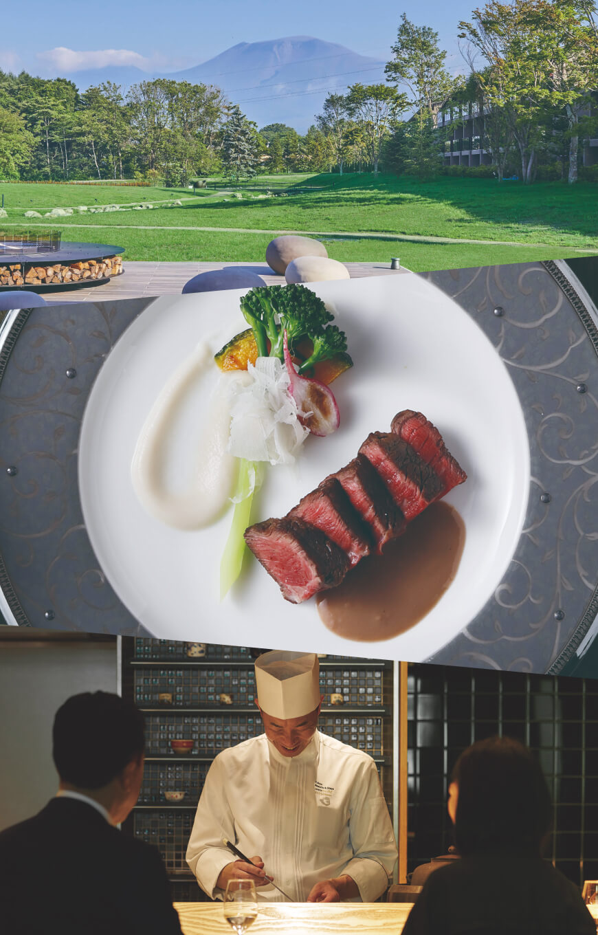 軽井沢 全景・外観/那須 お食事/レストランでのお食事風景